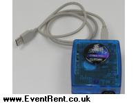 Robe Cyber Pro Control PC based  512 DMX. C/W CD ROM. DMX Blue Box and USB to Fire wire lead.